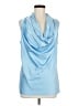 Boston Proper Blue Sleeveless Blouse Size M - photo 1
