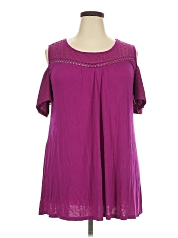 Lane Bryant Short Sleeve Blouse (view 1)
