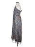 Aqua Paisley Blue Casual Dress Size S - photo 5