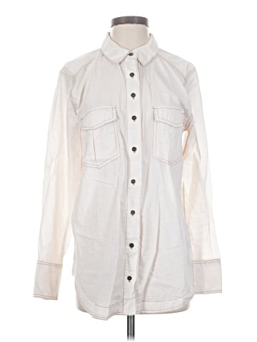 Free People Long Sleeve Button-Down Shirt (view 1)