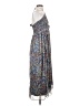 Aqua Paisley Blue Casual Dress Size S - photo 4