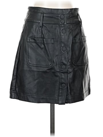 TGLA Faux Leather Skirt (view 1)