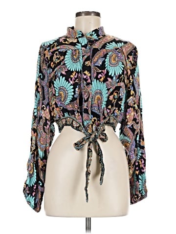 Haute Hippie Long Sleeve Blouse (view 1)