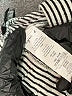 Agnes B. 100% Tencel Chevron-herringbone Silver Casual Pants Size Sm (1) - photo 8