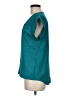 Poetry 100% Polyester Teal Short Sleeve Top Size M - photo 5