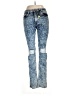 Monfrere Print Blue Jeans Size 31 waist - photo 1