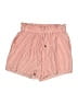 Assorted Brands 100% Polyester Stripes Orange Shorts Size M - photo 1