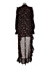 WeWoreWhat 100% Polyester Floral Black Casual Dress Size XL - photo 2