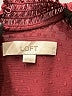 Ann Taylor LOFT 100% Polyester Burgundy Sleeveless Blouse Size XS - photo 7