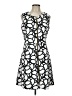 Alexia Admor Graphic White Cocktail Dress Size 12 - photo 1