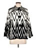 John Paul Richard 100% Acrylic Chevron-herringbone Black Pullover Sweater Size L (estimated) - photo 1