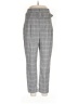 Bershka Plaid Gray Casual Pants Size 10 - photo 1