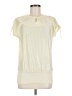 Jump 100% Polyester Ivory Short Sleeve Blouse Size M - photo 1