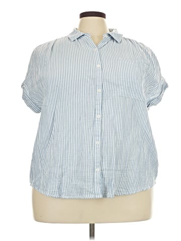 Style&Co Short Sleeve Button-Down Shirt (view 1)