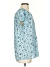 Blue Mountain Blue Short Sleeve Blouse Size S - photo 4