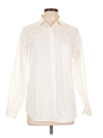 Garnet Hill Long Sleeve Button-Down Shirt (view 1)