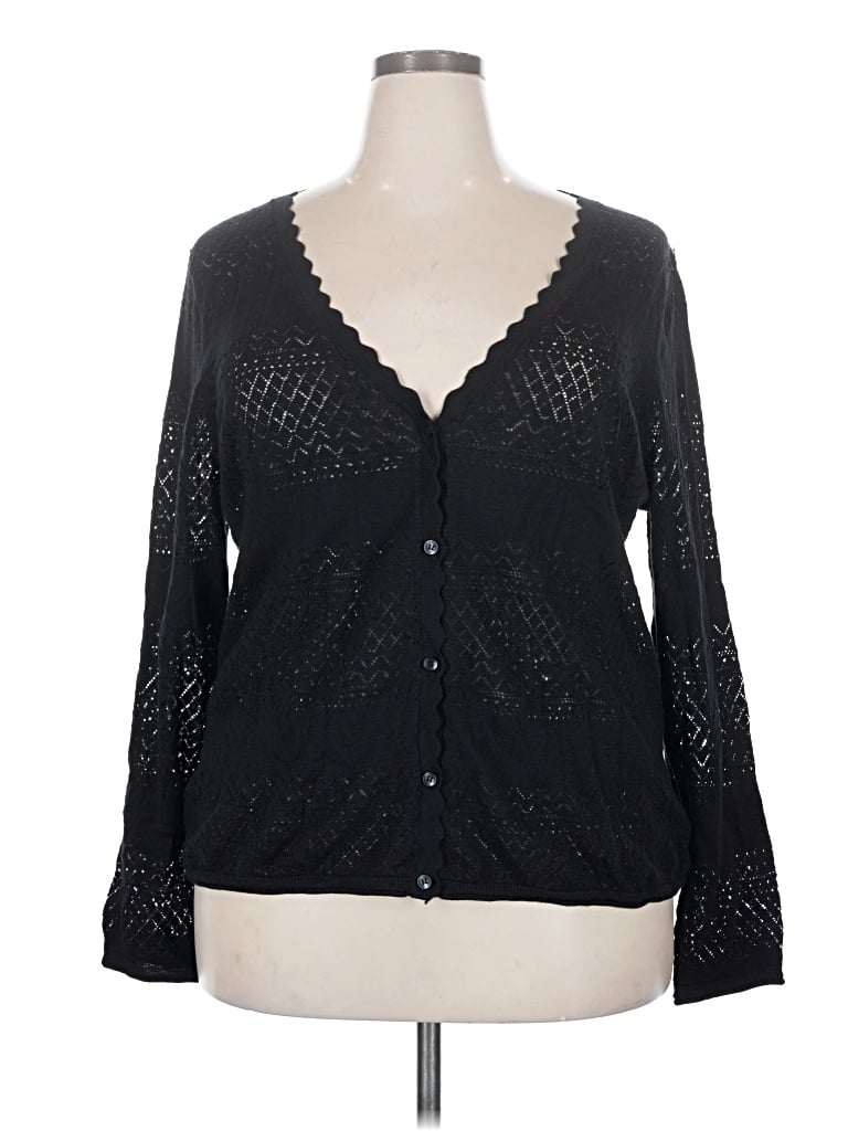 Pre-owned Frye Cardigan Sweater In Black