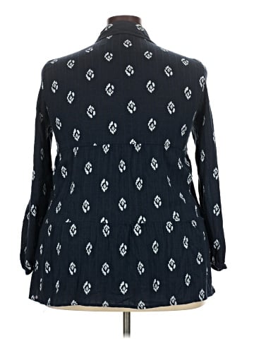 Style&Co 3/4 Sleeve Blouse (view 2)