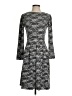 Tommy Hilfiger Tweed Floral Stripes Gray Casual Dress Size 4 - photo 1