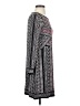 M.S.S.P. Graphic Gray Casual Dress Size S - photo 4