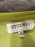 Studio 1 100% Silk Green Sleeveless Silk Top Size 10 - photo 7