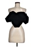 Unbranded 100% Polyester Black Short Sleeve Top Size 6 - photo 1