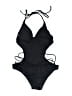 Venus Solid Black One Piece Swimsuit Size 10 - photo 2