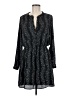 DR2 100% Polyester Stars Black Casual Dress Size M - photo 1