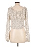 Unbranded Ivory Long Sleeve Top Size L - photo 2