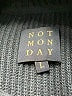 Not Monday Black Pullover Sweater Size L - photo 7
