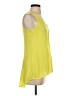 Express 100% Polyester Yellow Sleeveless Top Size S - photo 4