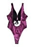 Unbranded Metallic Purple One Piece Swimsuit Size 2 (estimated) - photo 2