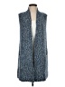 Kensie Blue Sweater Vest Size S - photo 1