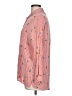 Unbranded Stripes Pink Long Sleeve Button-Down Shirt Size L (estimated) - photo 5