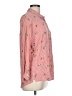 Unbranded Stripes Pink Long Sleeve Button-Down Shirt Size L (estimated) - photo 4