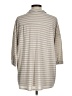 BDG Stripes Tan 3/4 Sleeve Button-Down Shirt Size M - photo 2