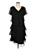 Patra 100% Polyester Black Cocktail Dress Size 10 (petite) - photo 1