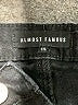 Almost Famous Stars Black Denim Shorts Size 15 - photo 3