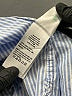 J.Crew 100% Cotton Stripes Blue Short Sleeve Blouse Size 0 - photo 8