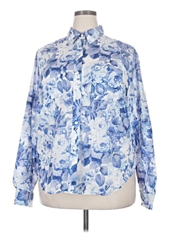 Lauren by Ralph Lauren Long Sleeve Blouse (view 1)