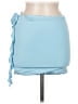 Unbranded Solid Blue Casual Skirt Size M - photo 1