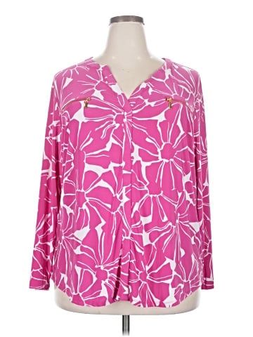 INC International Concepts Long Sleeve Blouse (view 1)