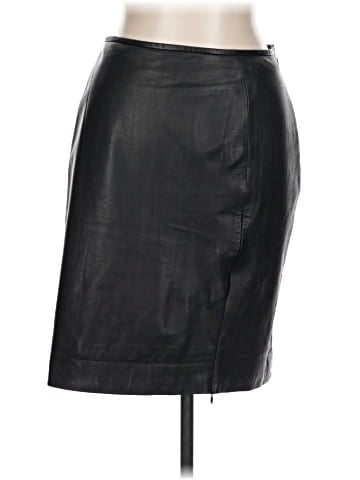 Diane von Furstenberg Leather Skirt (view 1)