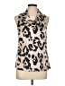 Ann Taylor Ivory Sleeveless Blouse Size 10 - photo 1