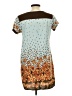 Lux Print Teal Casual Dress Size L - photo 2