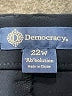Democracy Solid Blue Casual Pants Size 22 - photo 4