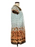 Lux Print Teal Casual Dress Size L - photo 4