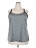 LIVI Active Solid Gray Tank Top Size 22 - photo 1
