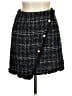 Unbranded 100% Polyester Tweed Black Casual Skirt Size M - photo 1