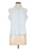 Fashion Bug Blue Sleeveless Blouse Size L - photo 1